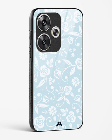 Floral Blue Zephyrs Glass Case Phone Cover-(Xiaomi)