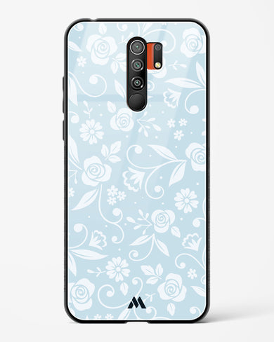 Floral Blue Zephyrs Glass Case Phone Cover-(Xiaomi)