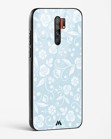 Floral Blue Zephyrs Glass Case Phone Cover-(Xiaomi)