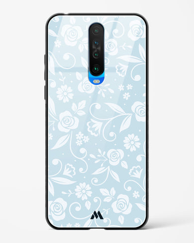 Floral Blue Zephyrs Glass Case Phone Cover-(Xiaomi)