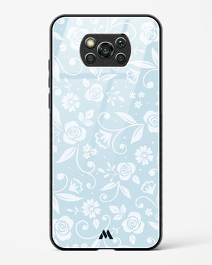 Floral Blue Zephyrs Glass Case Phone Cover-(Xiaomi)