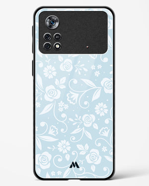 Floral Blue Zephyrs Glass Case Phone Cover (Xiaomi)