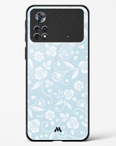 Floral Blue Zephyrs Glass Case Phone Cover-(Xiaomi)