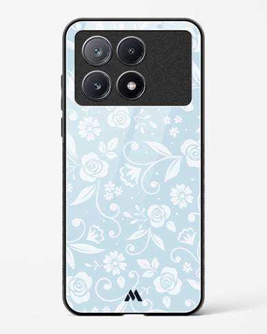 Floral Blue Zephyrs Glass Case Phone Cover-(Xiaomi)