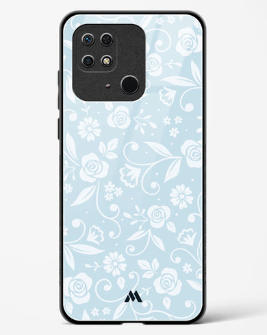 Floral Blue Zephyrs Glass Case Phone Cover-(Xiaomi)