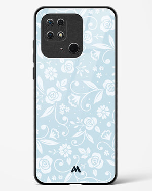 Floral Blue Zephyrs Glass Case Phone Cover (Xiaomi)