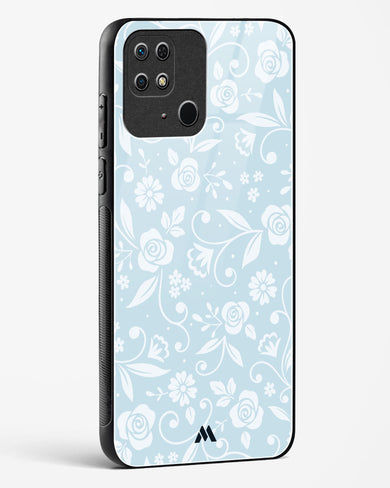 Floral Blue Zephyrs Glass Case Phone Cover-(Xiaomi)