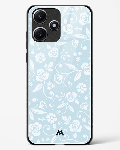 Floral Blue Zephyrs Glass Case Phone Cover-(Xiaomi)