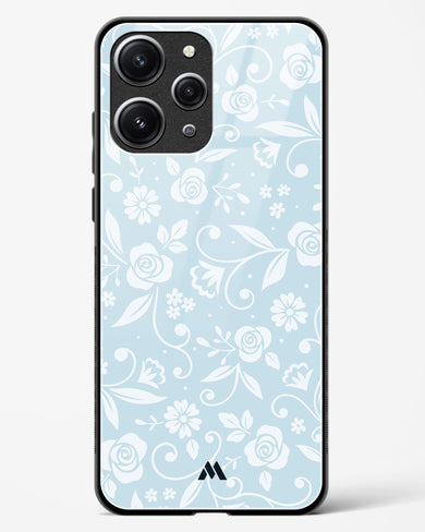 Floral Blue Zephyrs Glass Case Phone Cover-(Xiaomi)