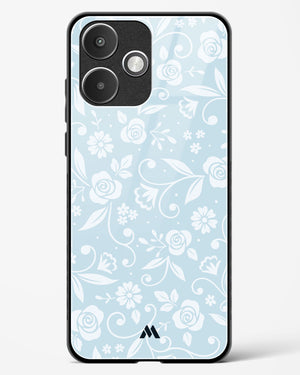 Floral Blue Zephyrs Glass Case Phone Cover (Xiaomi)