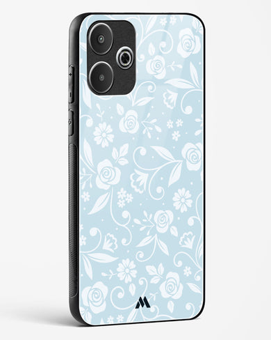Floral Blue Zephyrs Glass Case Phone Cover (Xiaomi)