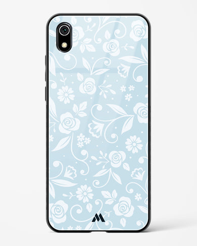 Floral Blue Zephyrs Glass Case Phone Cover-(Xiaomi)