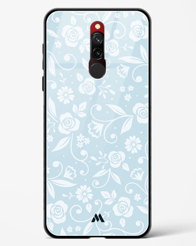 Floral Blue Zephyrs Glass Case Phone Cover (Xiaomi)