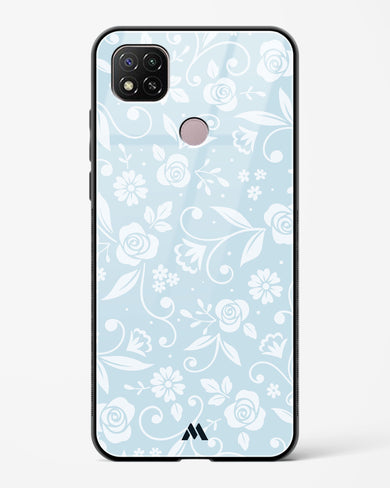 Floral Blue Zephyrs Glass Case Phone Cover (Xiaomi)
