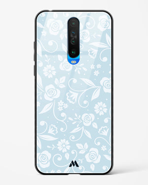 Floral Blue Zephyrs Glass Case Phone Cover (Xiaomi)