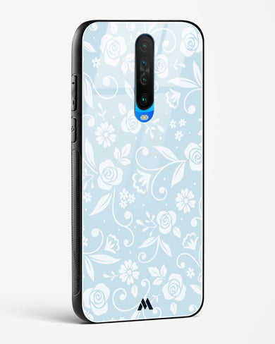 Floral Blue Zephyrs Glass Case Phone Cover-(Xiaomi)