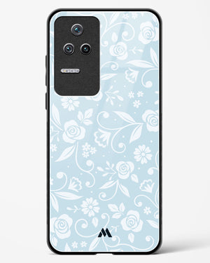 Floral Blue Zephyrs Glass Case Phone Cover (Xiaomi)