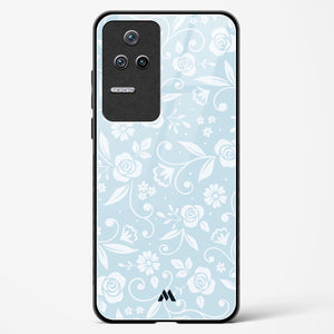 Floral Blue Zephyrs Glass Case Phone Cover-(Xiaomi)