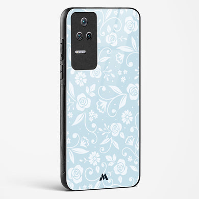 Floral Blue Zephyrs Glass Case Phone Cover (Xiaomi)