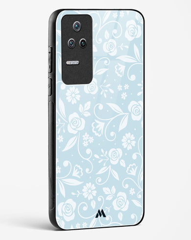 Floral Blue Zephyrs Glass Case Phone Cover (Xiaomi)