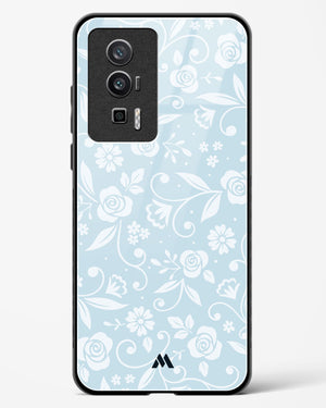 Floral Blue Zephyrs Glass Case Phone Cover (Xiaomi)