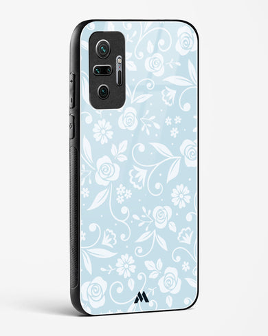 Floral Blue Zephyrs Glass Case Phone Cover-(Xiaomi)