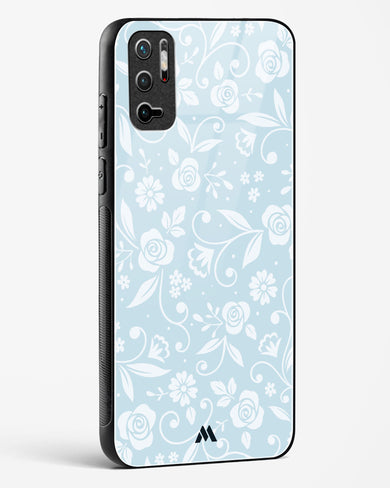 Floral Blue Zephyrs Glass Case Phone Cover-(Xiaomi)