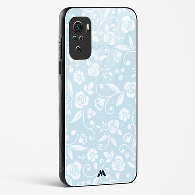 Floral Blue Zephyrs Glass Case Phone Cover (Xiaomi)