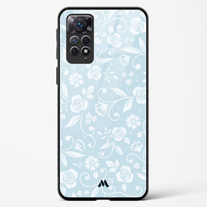 Floral Blue Zephyrs Glass Case Phone Cover-(Xiaomi)