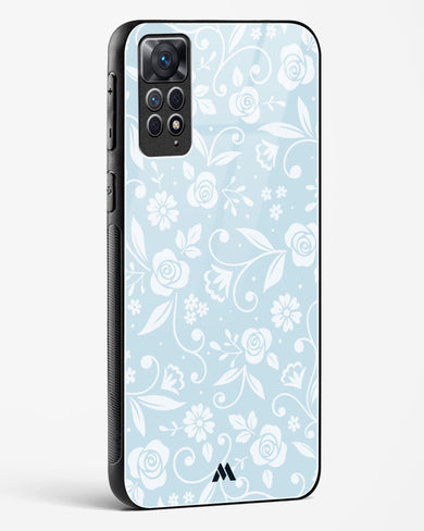 Floral Blue Zephyrs Glass Case Phone Cover (Xiaomi)