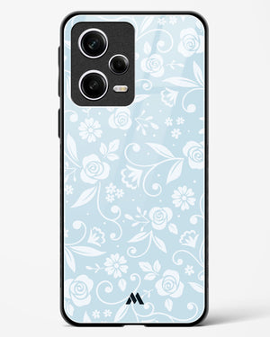 Floral Blue Zephyrs Glass Case Phone Cover (Xiaomi)