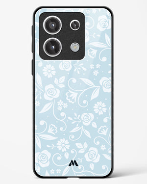 Floral Blue Zephyrs Glass Case Phone Cover-(Xiaomi)