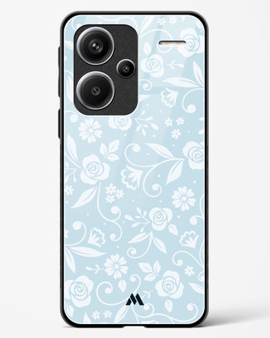 Floral Blue Zephyrs Glass Case Phone Cover-(Xiaomi)