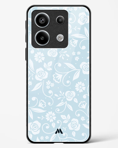 Floral Blue Zephyrs Glass Case Phone Cover-(Xiaomi)