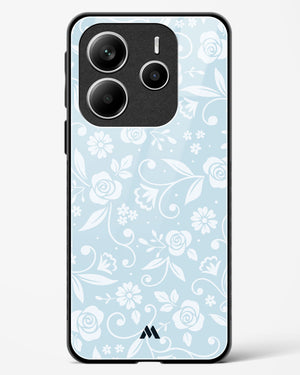 Floral Blue Zephyrs Glass Case Phone Cover (Xiaomi)