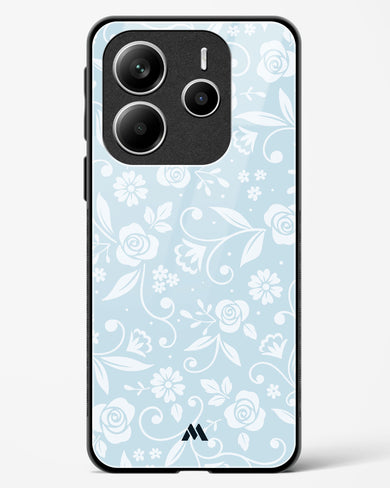 Floral Blue Zephyrs Glass Case Phone Cover (Xiaomi)