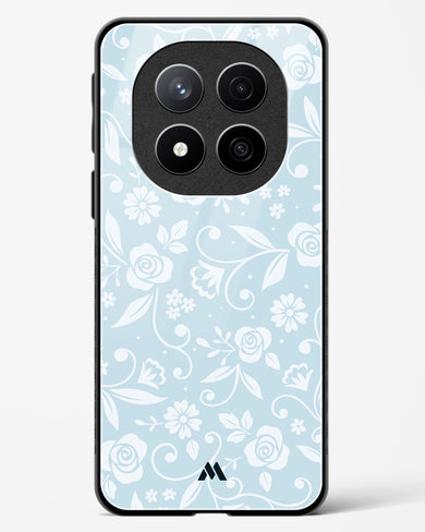 Floral Blue Zephyrs Glass Case Phone Cover (Xiaomi)