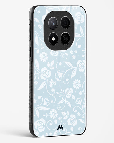 Floral Blue Zephyrs Glass Case Phone Cover (Xiaomi)