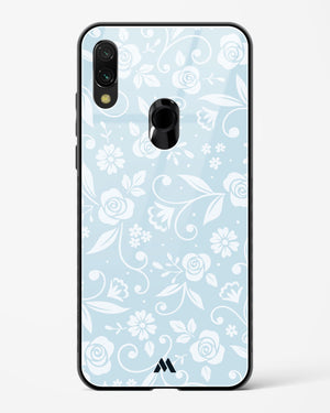 Floral Blue Zephyrs Glass Case Phone Cover-(Xiaomi)