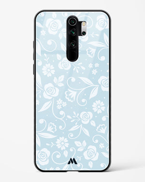 Floral Blue Zephyrs Glass Case Phone Cover-(Xiaomi)