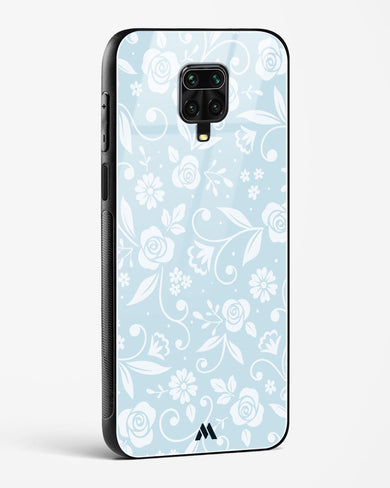 Floral Blue Zephyrs Glass Case Phone Cover-(Xiaomi)