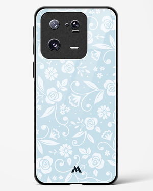 Floral Blue Zephyrs Glass Case Phone Cover-(Xiaomi)