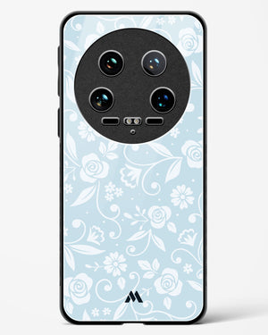 Floral Blue Zephyrs Glass Case Phone Cover (Xiaomi)