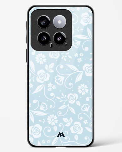 Floral Blue Zephyrs Glass Case Phone Cover-(Xiaomi)