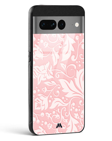Floral Pink Zephyrs Glass Case Phone Cover-(Google)