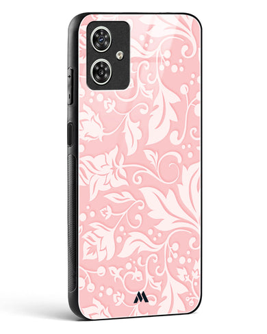 Floral Pink Zephyrs Glass Case Phone Cover (Motorola)