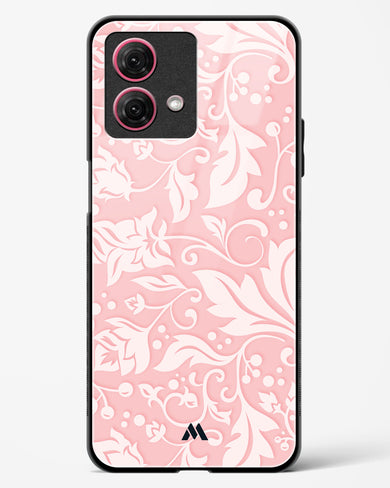 Floral Pink Zephyrs Glass Case Phone Cover (Motorola)