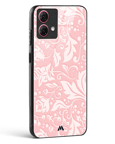 Floral Pink Zephyrs Glass Case Phone Cover (Motorola)