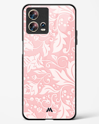 Floral Pink Zephyrs Glass Case Phone Cover (Motorola)