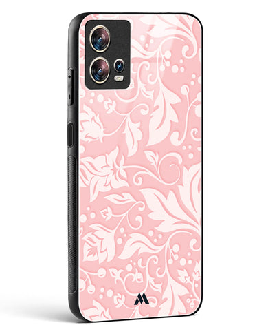 Floral Pink Zephyrs Glass Case Phone Cover (Motorola)